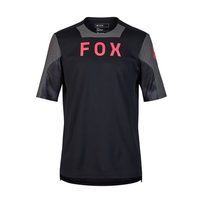 FOX DEFEND TAUNT Kurzarmtrikot Schwarz