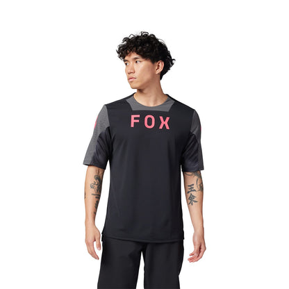 FOX DEFEND TAUNT Kurzarmtrikot Schwarz