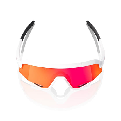 Brille 100% SLENDALE SOFT Weiß Hipper Mirror Rot