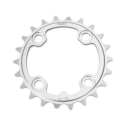 SRAM MTB 64BCD V3 TUNGSTEN Innenkettenblatt, 9-fach, 4-Loch, 64 mm — Ansicht des Kettenblatts auf weißem Hintergrund