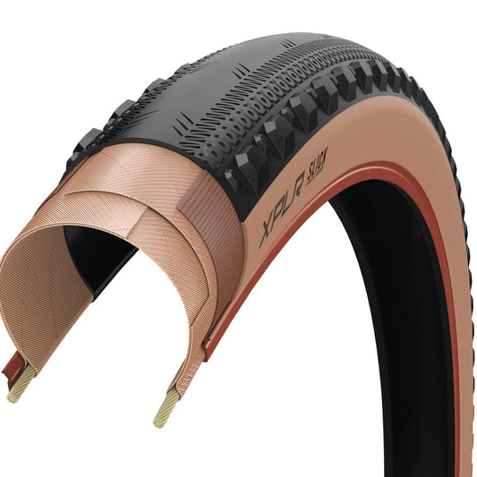 Reifen ZIPP GOODYEAR SLICK XPLR 700c Tubeless Ready Braun