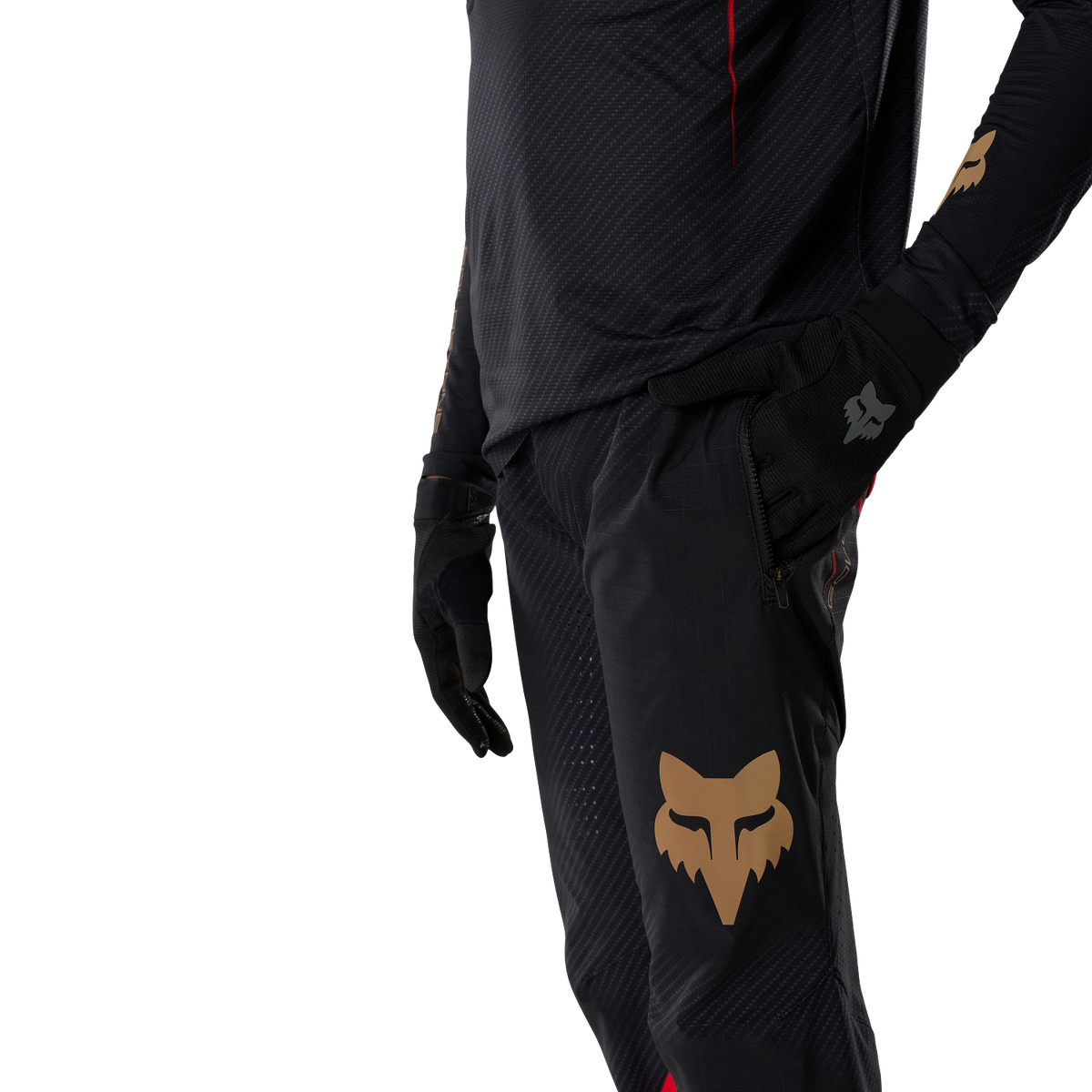 FOX FLEXAIR GOLDSTONE SE Junior-Hose Schwarz – Ansicht 6