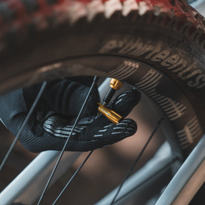 LEZYNE CNC Ventilkappe Rot