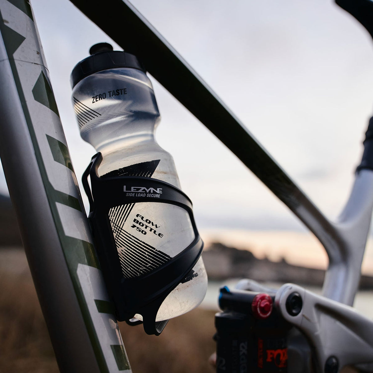 LEZYNE FLOW CAGE SL Flaschenhalter Schwarz (2er-Set)