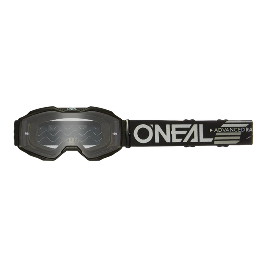 O'NEAL B-10 SOLID Junior Maske Schwarz Klarer Schirm