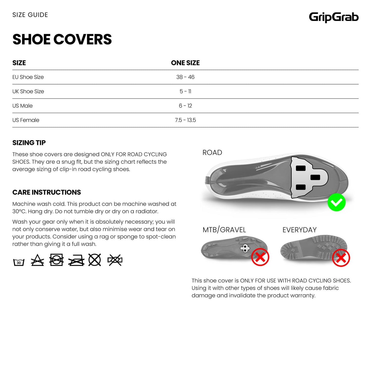 GRIPGRAB RACE AERO 2 Schuhüberzieher Schwarz