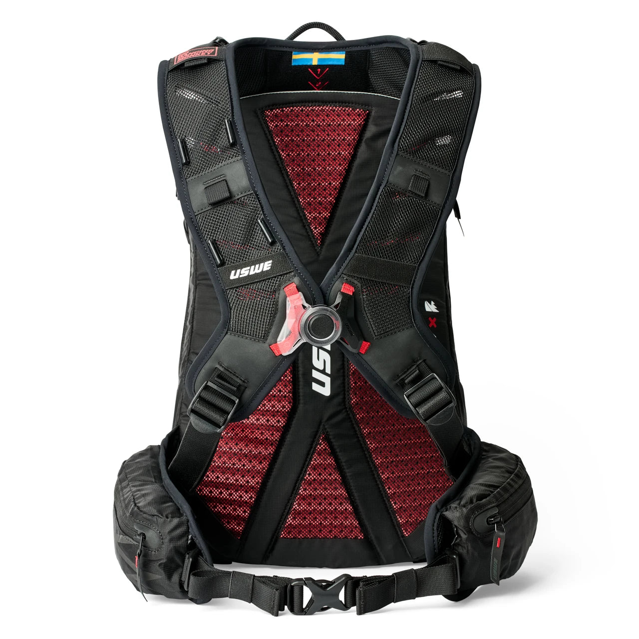 USWE ZIPPERED DAYPACK 16L Rucksack Schwarz