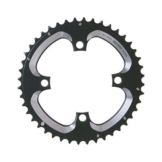 SRAM MTB 104BCD mittleres Kettenblatt, 10-fach, 4-Loch, 104 mm — Ansicht des Kettenblatts auf weißem Hintergrund