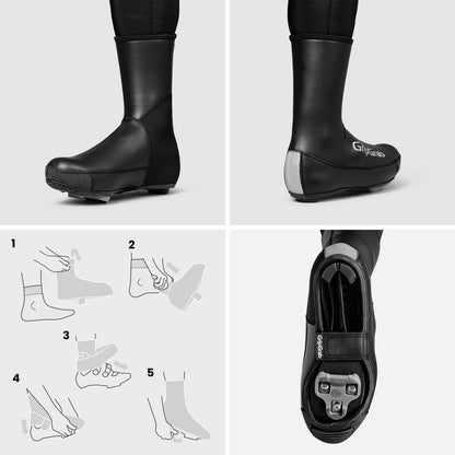 Überschuhe GRIPGRAB PACR WATERPROOF ROAD Schwarz