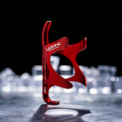 LEZYNE CNC ALLOY CAGE Flaschenhalter Rot