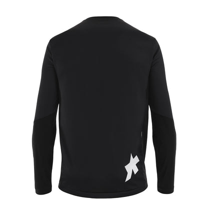 Trikot ASSOS TRAIL T3 Langarm Schwarz