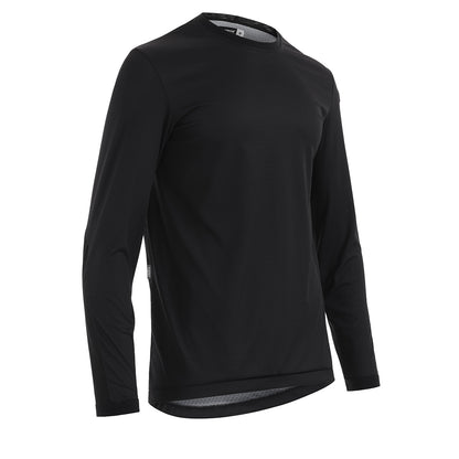 Trikot ASSOS TRAIL T3 Langarm Schwarz
