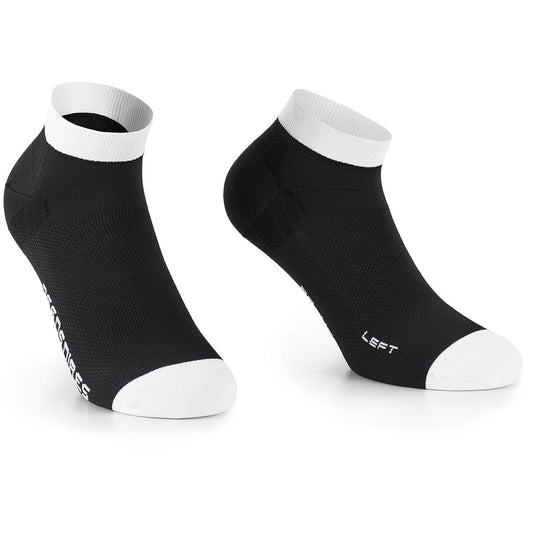 Chaussettes ASSOS RS  SUPERLEGER LOW Noir