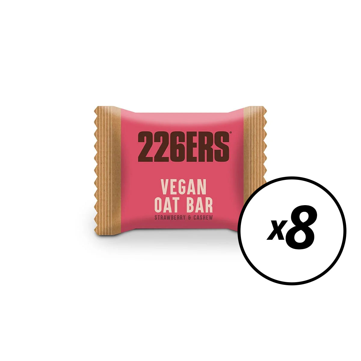 8 Energieriegel 226ERS VEGAN AVOINE (50G) Erdbeer Cashewnuss - Kurzes Datum