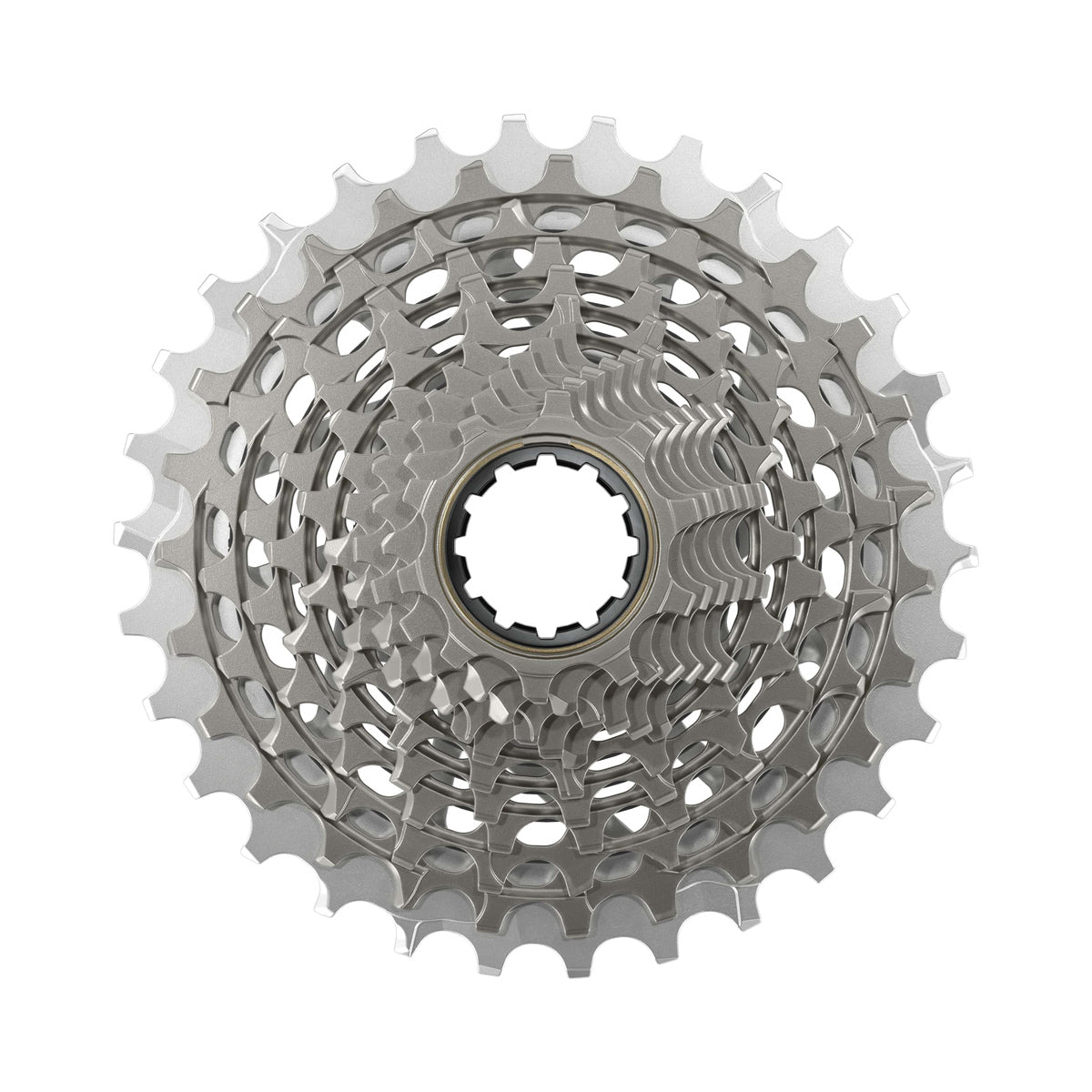 SRAM RED XG-1290 E1 12-fach-Kassette – Hauptfoto auf weißem Hintergrund