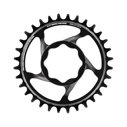 E-THIRTEEN E-SPEC 1-fach-Kettenblatt, 11/12-fach, Direct Mount für TQ HPR50 — Kettenblatt auf weißem Hintergrund