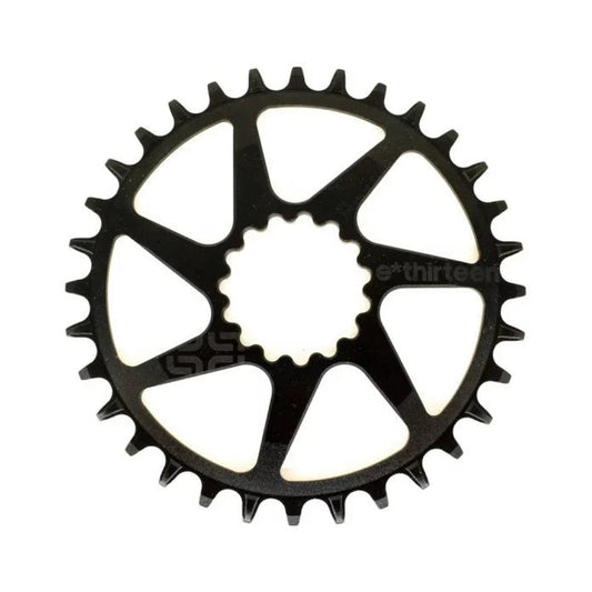 Plateau Mono E-THIRTEEN HELIX PLUS 11/12V Direct Mount Boost/SuperBoost 52/55mm — vue du plateau sur fond blanc
