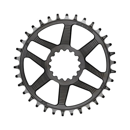 E-THIRTEEN HELIX RACE 1-fach-Kettenblatt, 11/12-fach, Direct Mount, Boost/SuperBoost, 52/55 mm — Kettenblatt auf weißem Hintergrund