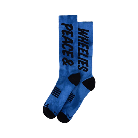 TROY LEE DESIGNS PERFORMANCE PEACE & WHEELIES Socken Blau 2025