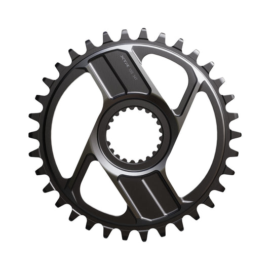 SHIMANO XTR SM-CRM96 M9200/9220 1-fach-Kettenblatt, 12-fach — Kettenblatt auf weißem Hintergrund