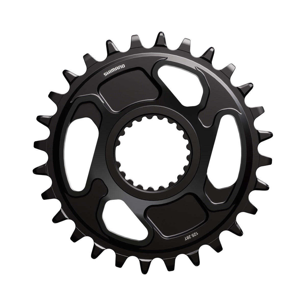 SHIMANO XT SM-CRM86 M8200 1-fach-Kettenblatt, 12-fach — Kettenblatt auf weißem Hintergrund