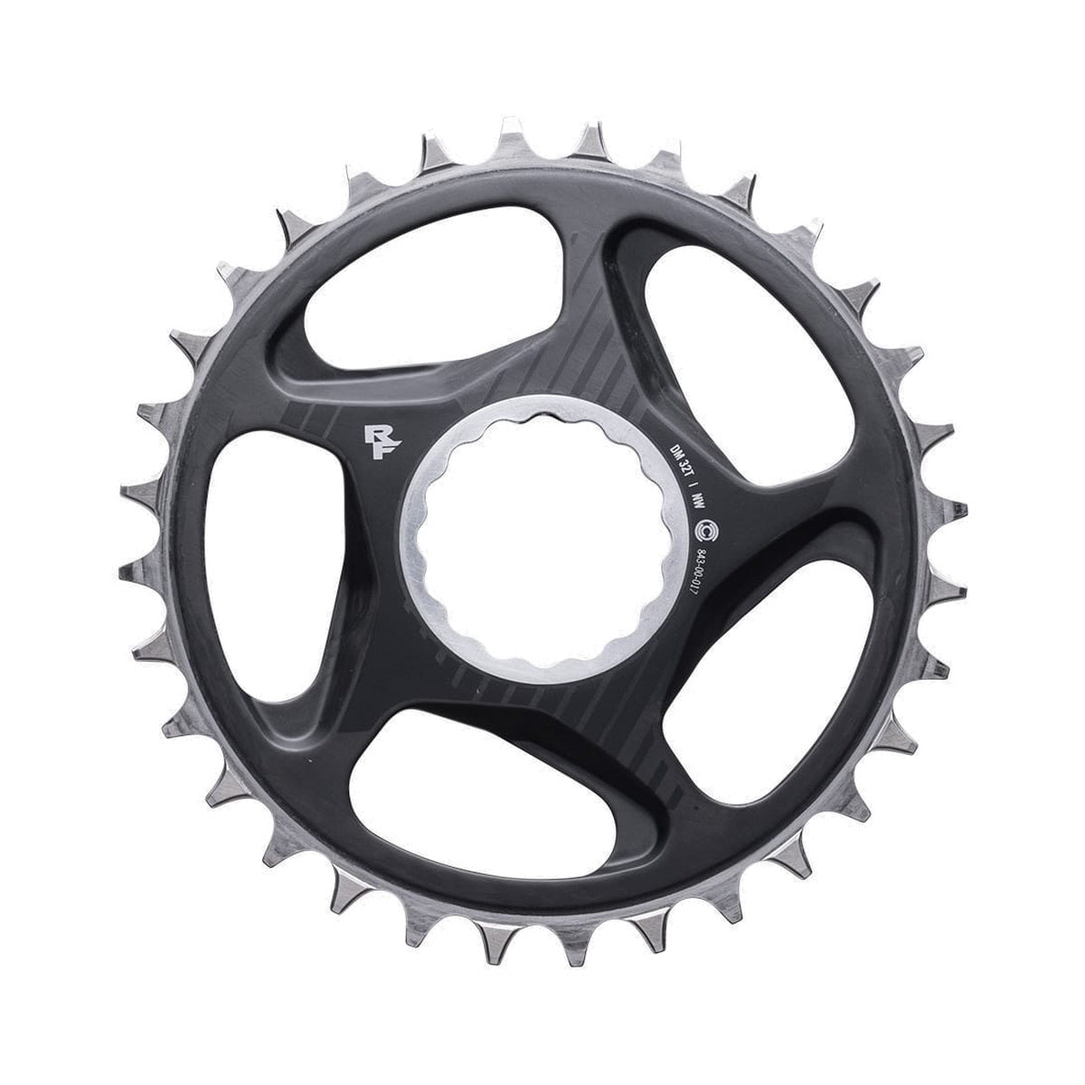 RACE FACE ERA 1-fach-Kettenblatt für Shimano, 12-fach, DMW 55 mm — Kettenblatt auf weißem Hintergrund