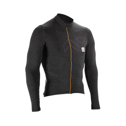 Trikot LEATT MTB ENDURANCE 4.0 Lange Ärmel Schwarz