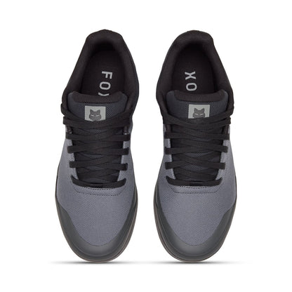 MTB-Schuhe FOX UNION CANVAS FLAT Grau/Schwarz