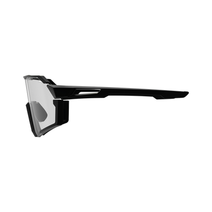 Brille LEATT RIDEVIZ PRO LARGE Schwarz Glas Iriz Silber