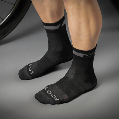 GRIPGRAB MERINO REGULAR CUT Socken Schwarz