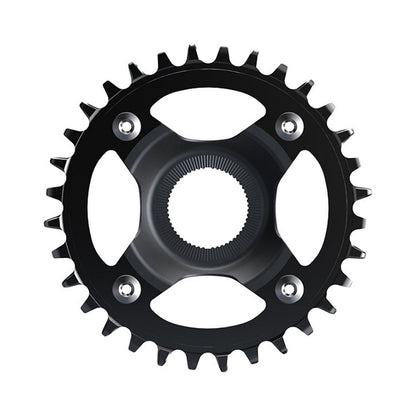 SHIMANO CR-EM800 E-Bike-1-fach-Kettenblatt, 12-fach — Kettenblatt auf weißem Hintergrund