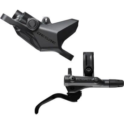 SHIMANO Deore M6200 Hinterradbremse mit 2 Kolben Kunstharzbeläge (Bremsleitung 1700 mm)
