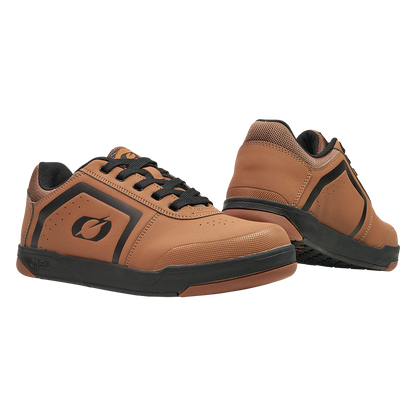 MTB-Schuhe O'NEAL PINNED FLAT Braun/Schwarz