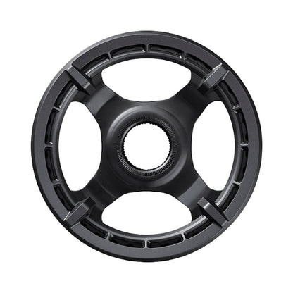 SHIMANO SM-CRE61 E-Bike-1-fach-Kettenblatt, 9/10/11-fach, doppelte Kettenführung — Kettenblatt auf weißem Hintergrund
