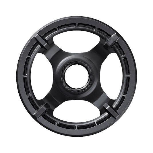 SHIMANO SM-CRE61 E-Bike-1-fach-Kettenblatt, 9/10/11-fach, doppelte Kettenführung — Kettenblatt auf weißem Hintergrund
