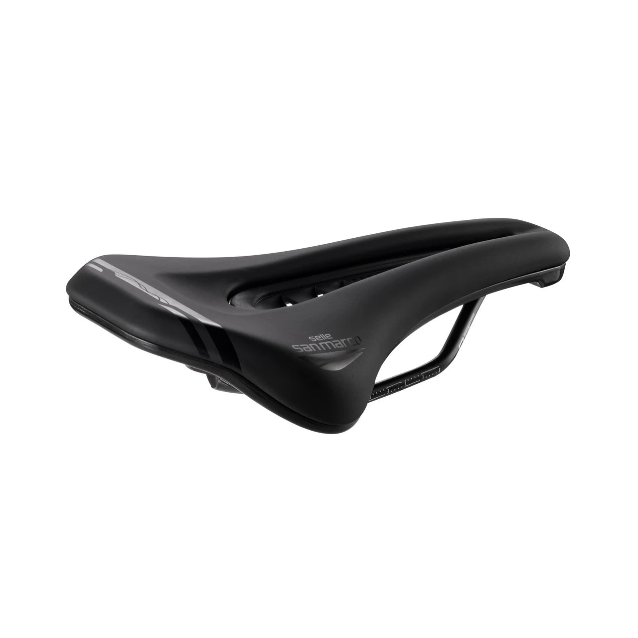 Selle SAN MARCO GROUND SHIELD DYNAMIC S3 140mm Rails Manganèse