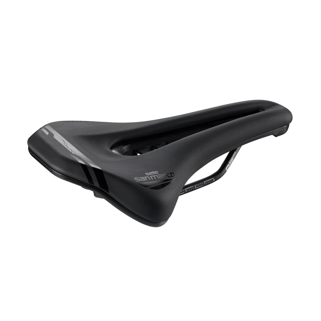 Selle SAN MARCO GROUND SHIELD DYNAMIC L3 155mm Rails Manganèse