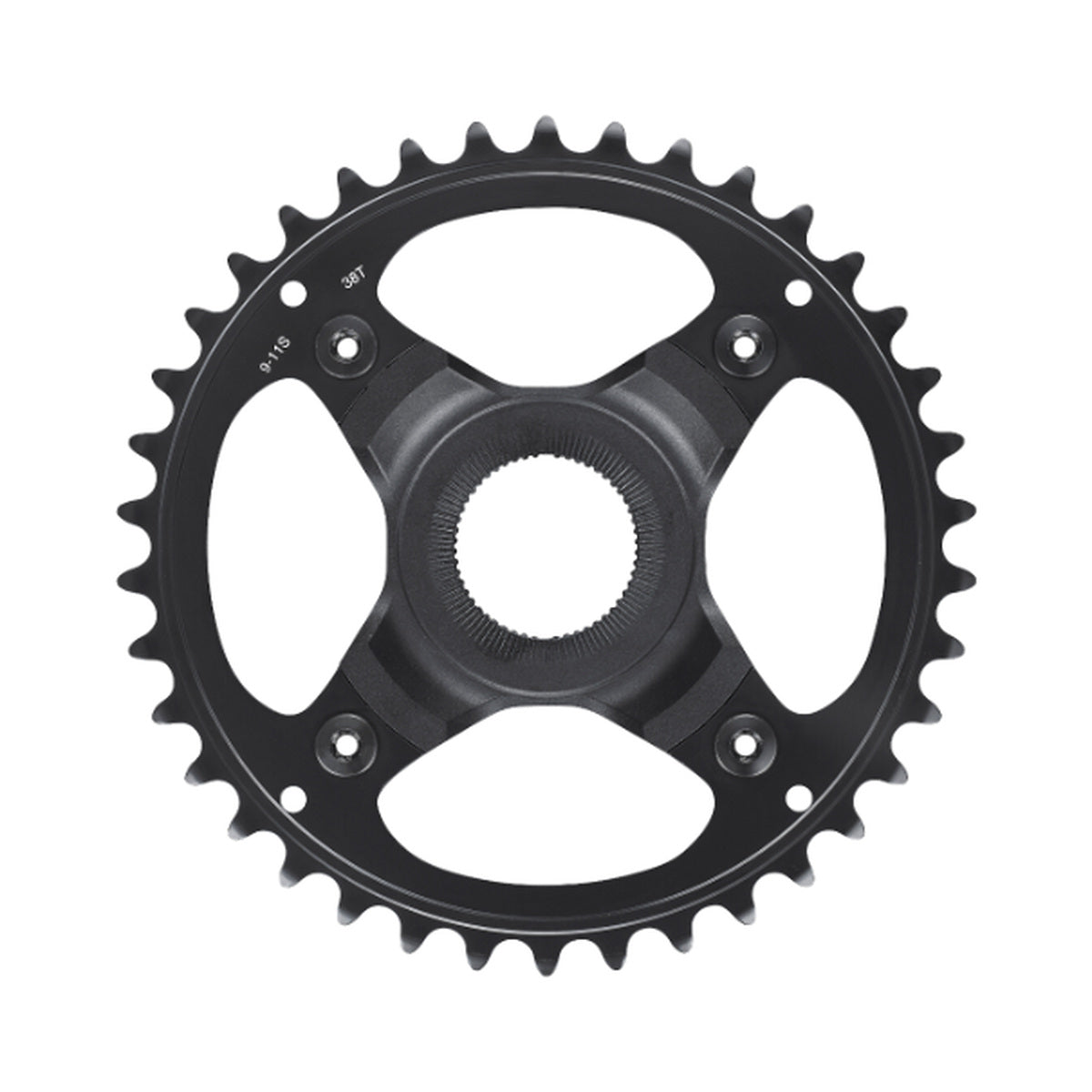 SHIMANO SM-CRE70 E-Bike-1-fach-Kettenblatt, 9/10/11-fach — Kettenblatt auf weißem Hintergrund