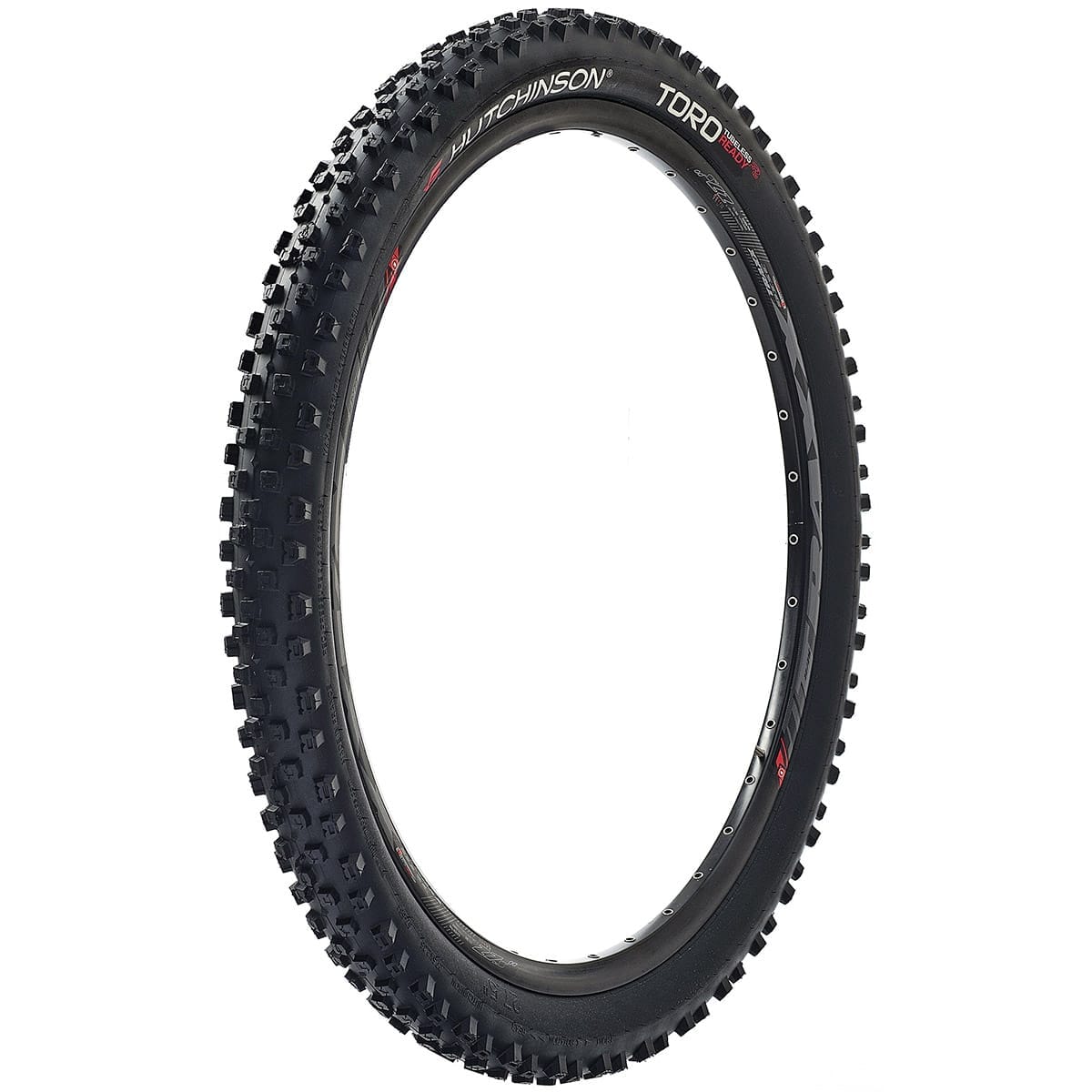 Pneu HUTCHINSON TORO 27,5x2.35 MONO-COMPOUND TUBELESS READY TRINGLE SOUPLE Noir