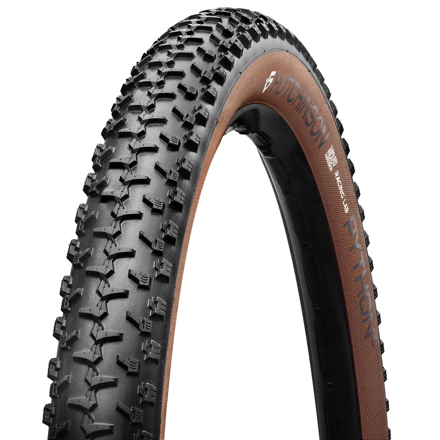 Reifen HUTCHINSON PYTHON 3 29x2.30 Racing Lab Hardskin Race Ripost XC Tubeless Ready Weich Braun