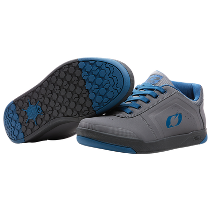 MTB-Schuhe O'NEAL PINNED PRO FLAT Grau/Blau