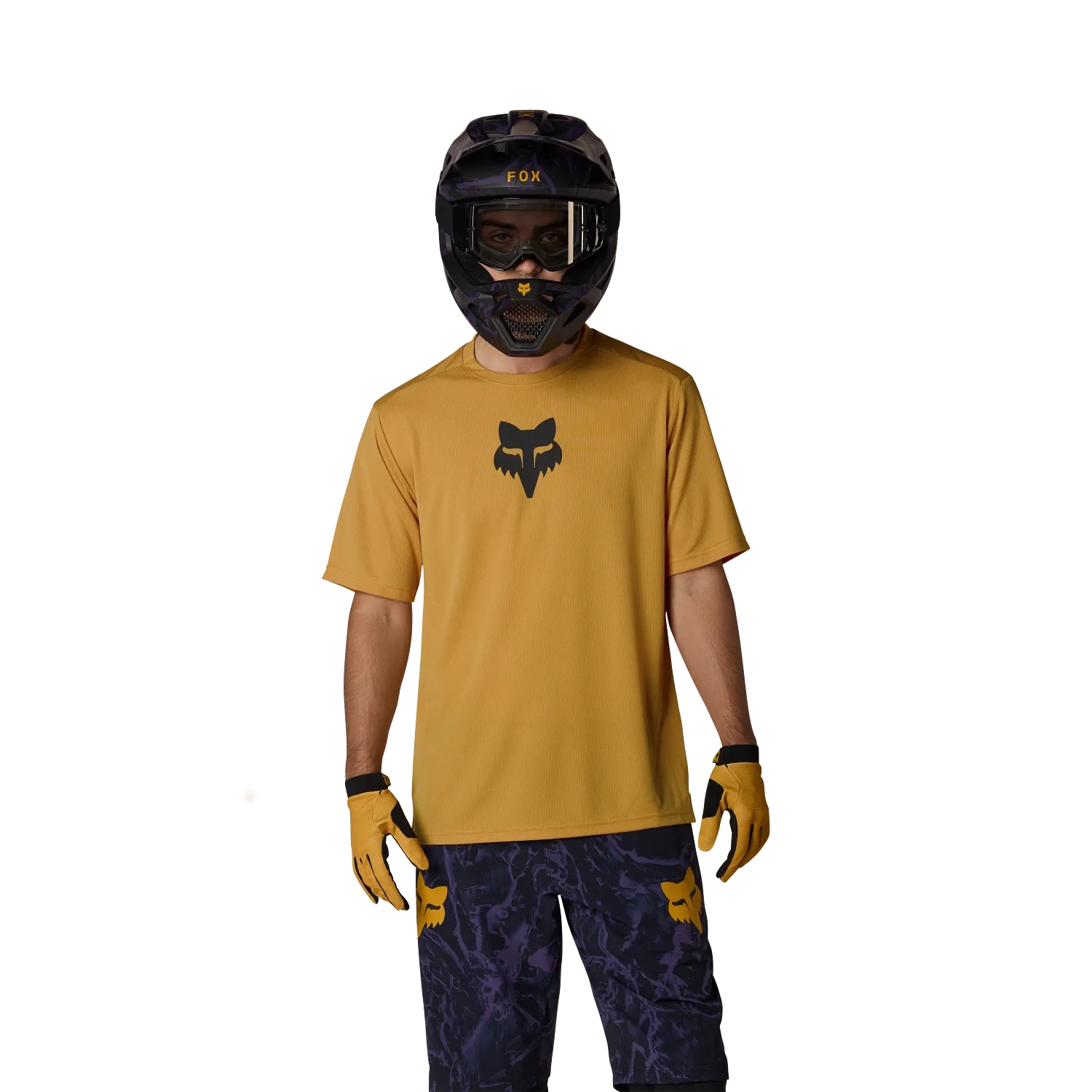 fox mountainbike trikot FOX RANGER HEAD Trikot Kurzarm Bronze – Probikeshop