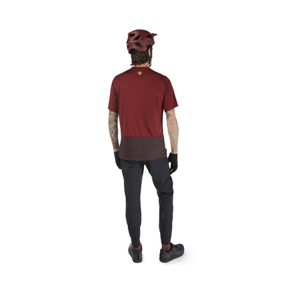 FOX RANGER WORDMARK Trikot Kurzarm Bordeaux