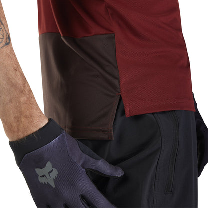 FOX RANGER WORDMARK Trikot Kurzarm Bordeaux