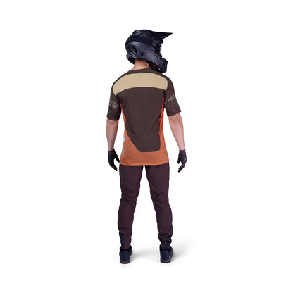 Trikot FOX FLEXAIR ELEVATED Kurzarm Braun/Orange
