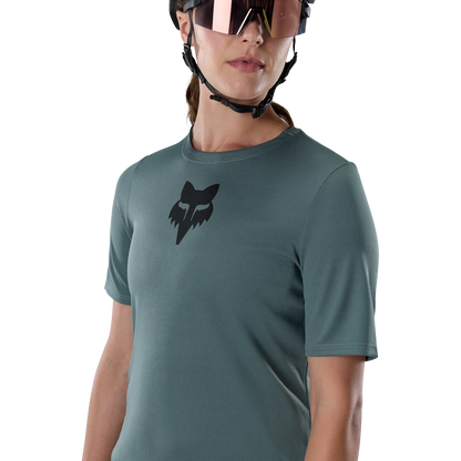 FOX RANGER HEAD Damen-Kurzarmtrikot Salbeigrün
