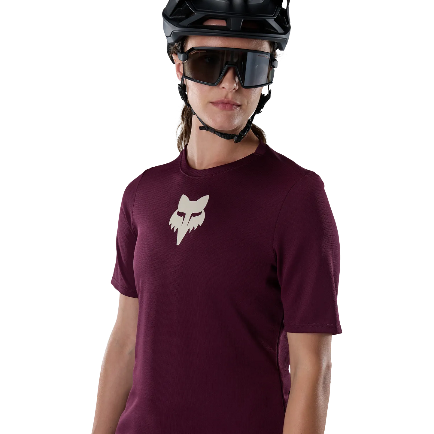 FOX RANGER FOX HEAD Kurzarm-Trikot Damen Bordeaux