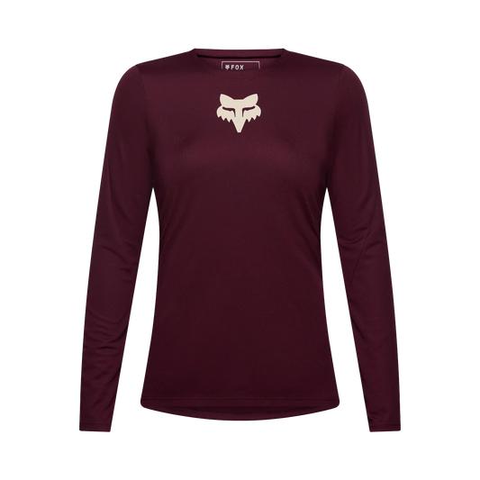 FOX RANGER FOX HEAD Damen-Langarmtrikot Bordeaux