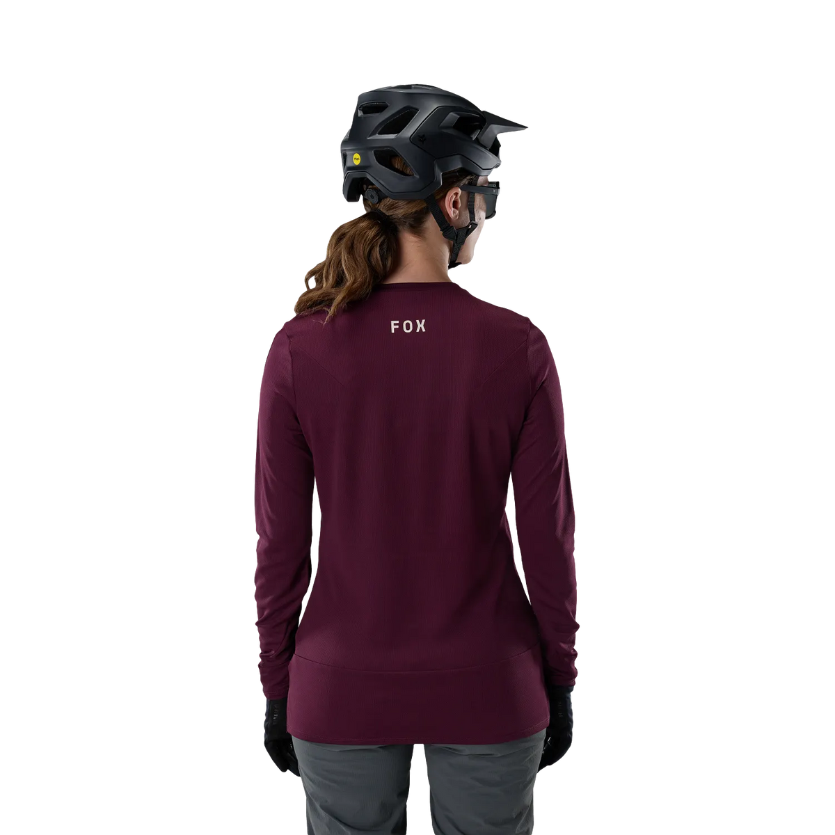 FOX RANGER FOX HEAD Damen-Langarmtrikot Bordeaux