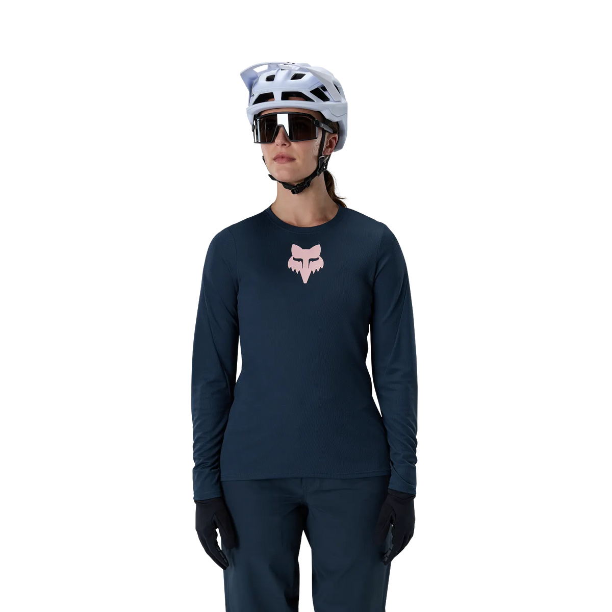 FOX RANGER FOX HEAD Damen-Langarmtrikot Blau